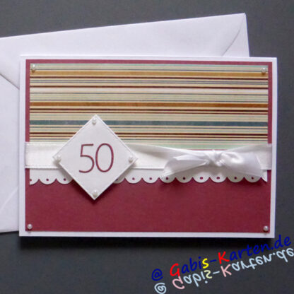 Karte 50. Geburtstag