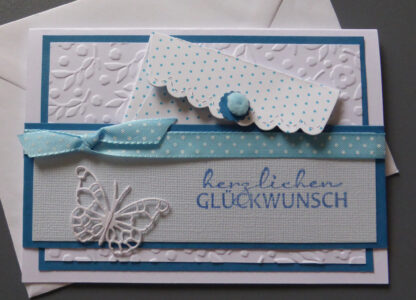 Karte "Herzlichen Glückwunsch" - Geldgeschenk