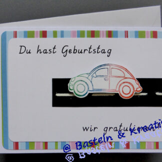 Karte Geburtstag Auto